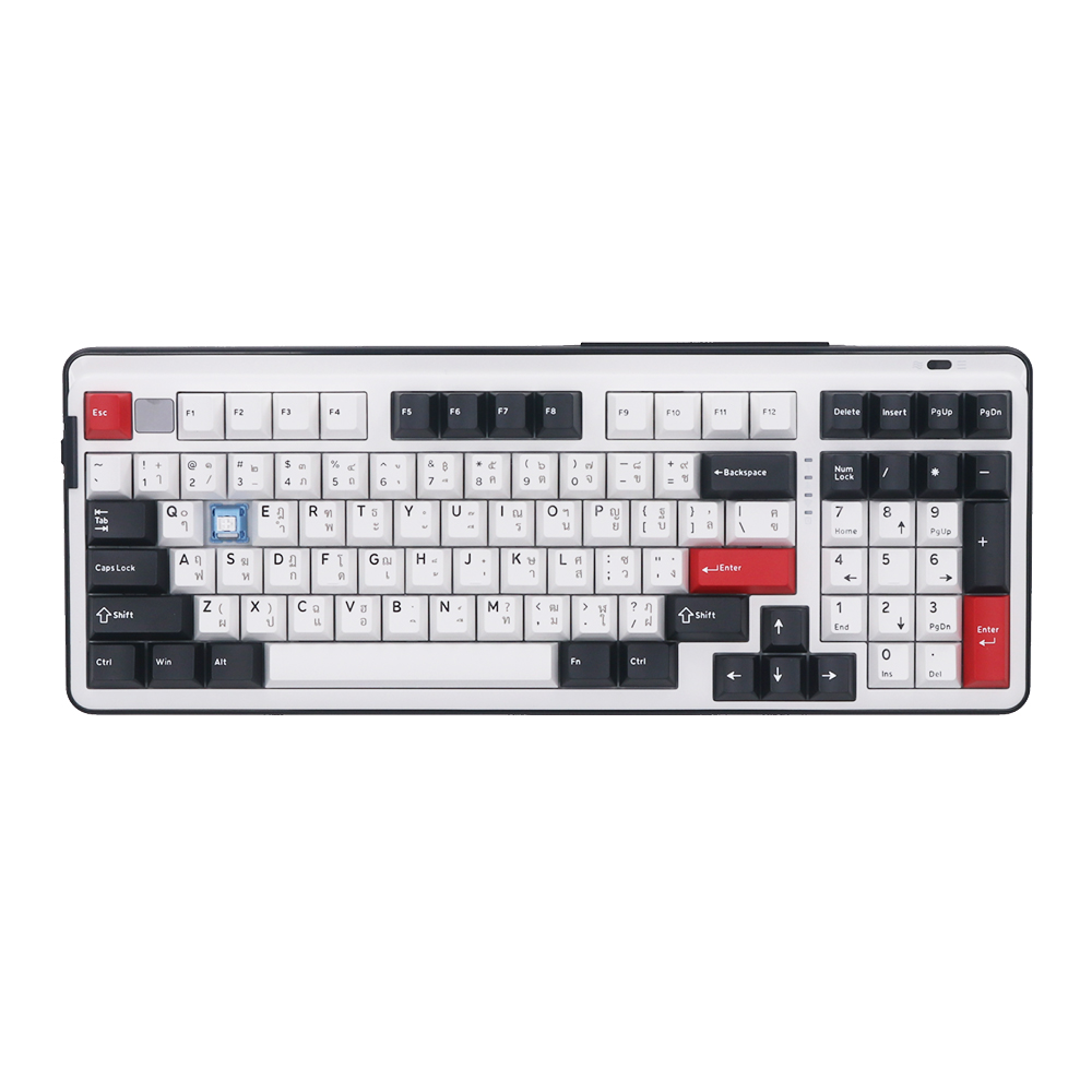 KEYBOARD WIRELESS DAREU A98 MASTER WHITE (SKY POM SWITCH คีย์บอร์ด) thumbnail 2
