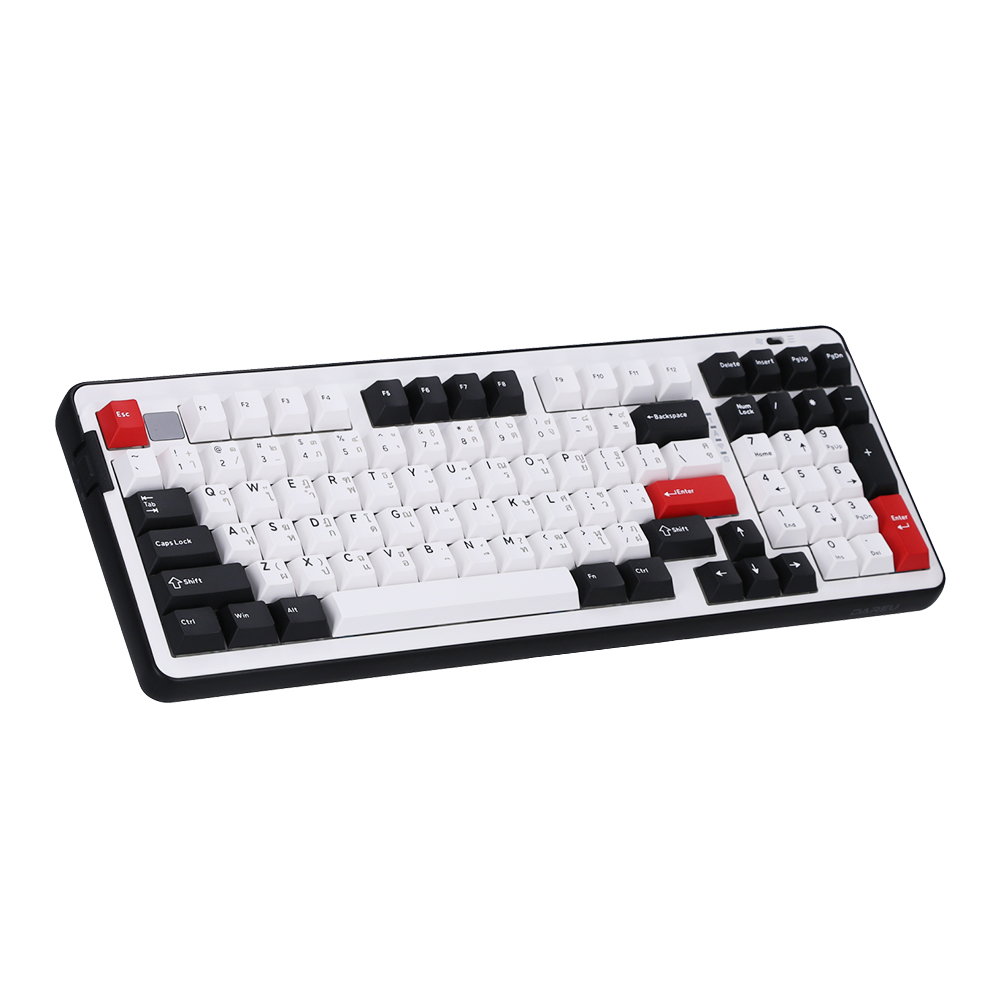 KEYBOARD WIRELESS DAREU A98 MASTER WHITE (SKY POM SWITCH คีย์บอร์ด) thumbnail 3