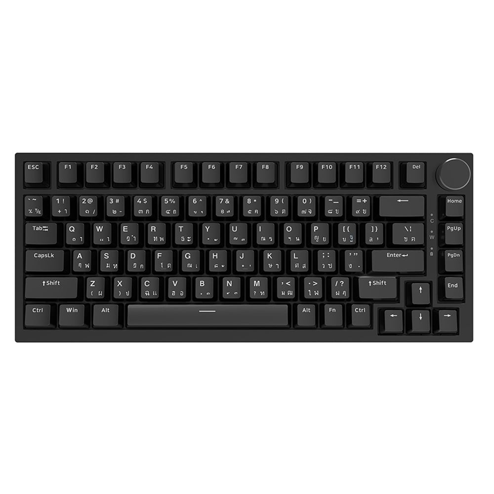ajazz KEYBOARD AJAZZ AK820 MINIMAL BLACK (RED SWITCH คีย์บอร์ด) — product image 1