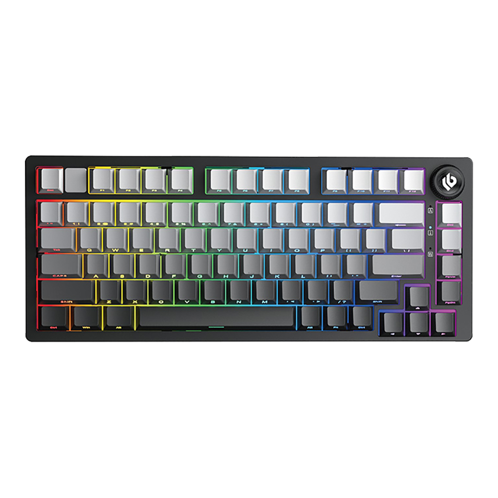 aula KEYBOARD WIRELESS BLUETOOTH AULA LEOBOG HI75C PRO GRADIENT BLACK (GREEN SWITCH คีย์บอร์ด) — product image 1