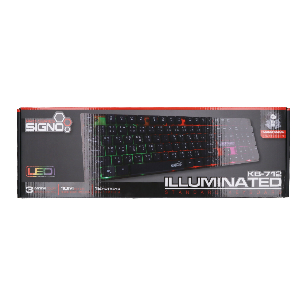 KEYBOARD SIGNO KB712 ILLUMINATED (คีย์บอร์ด) thumbnail 5