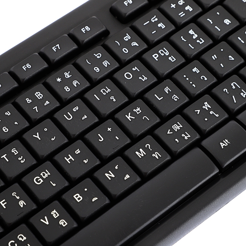 KEYBOARD WIRELESS OKER K199 BLACK thumbnail 3