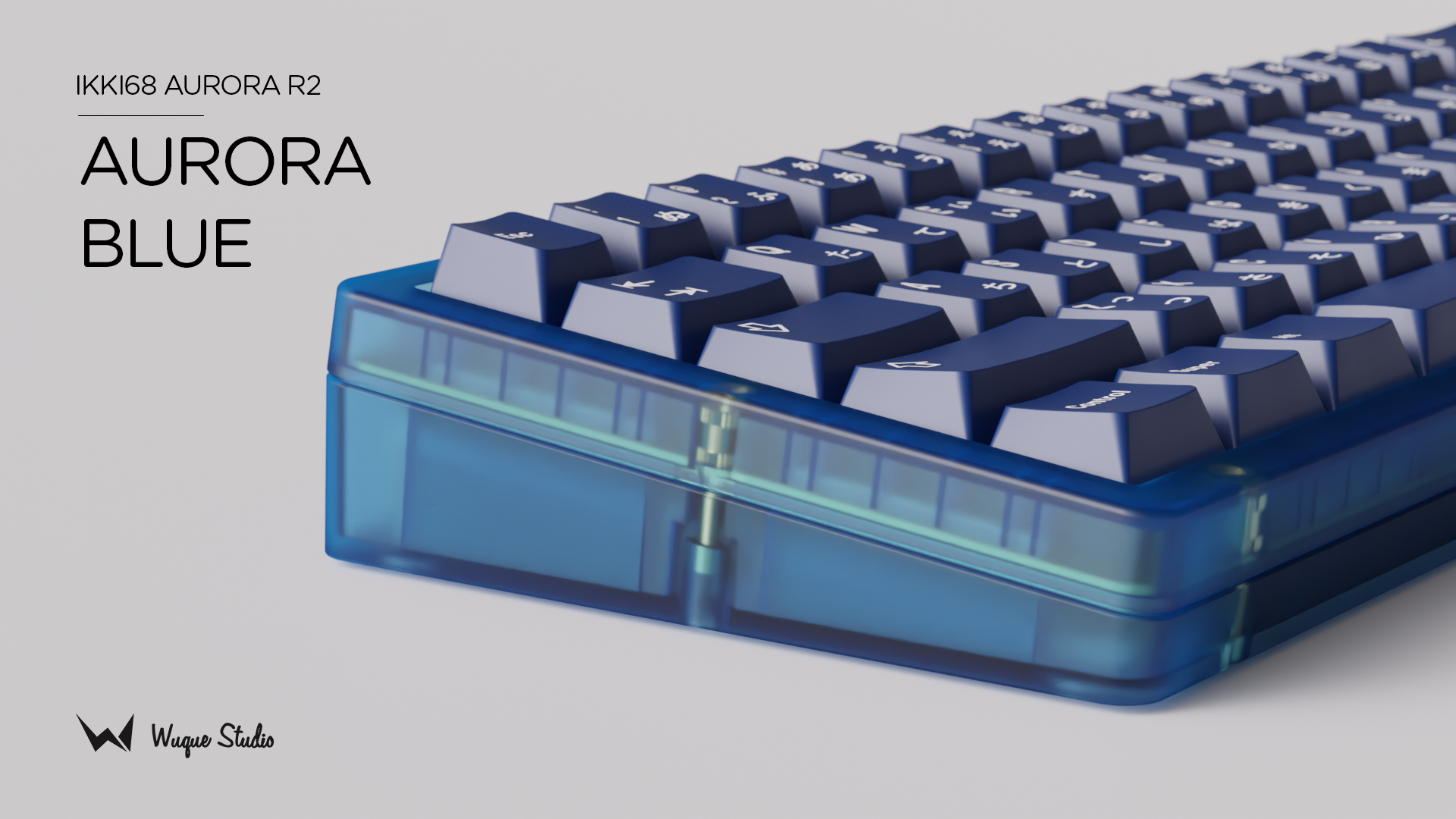 wuque KEYBOARD WIRELESS BLUETOOTH WUQUE STUDIO IKKI68 AURORA R2 AURORA BLUE (EN) — product image 1