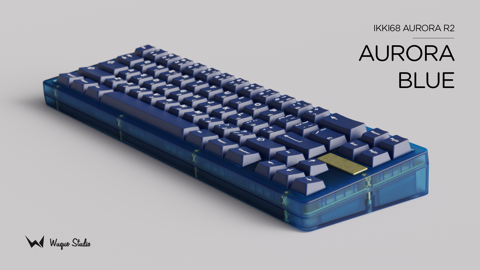 KEYBOARD WIRELESS BLUETOOTH WUQUE STUDIO IKKI68 AURORA R2 AURORA BLUE (EN) thumbnail 2