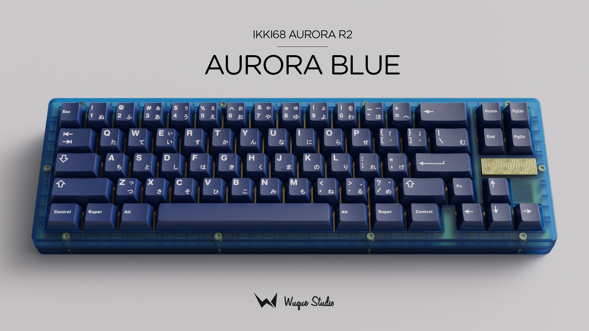 KEYBOARD WIRELESS BLUETOOTH WUQUE STUDIO IKKI68 AURORA R2 AURORA BLUE (EN) thumbnail 4