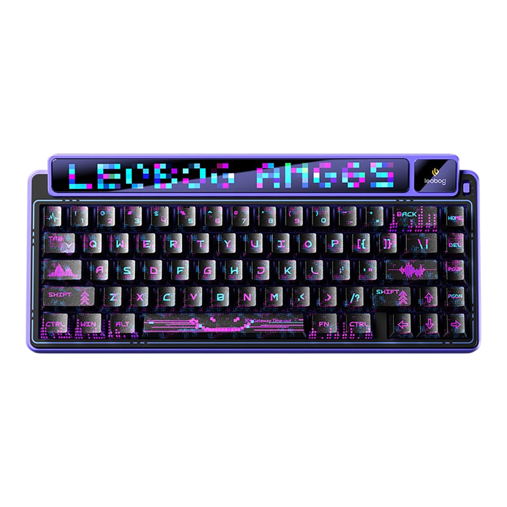 aula KEYBOARD WIRELESS BLUETOOTH AULA AMG65 PURPLE /EN (JASPER SWITCH คีย์บอร์ด) — product image 1