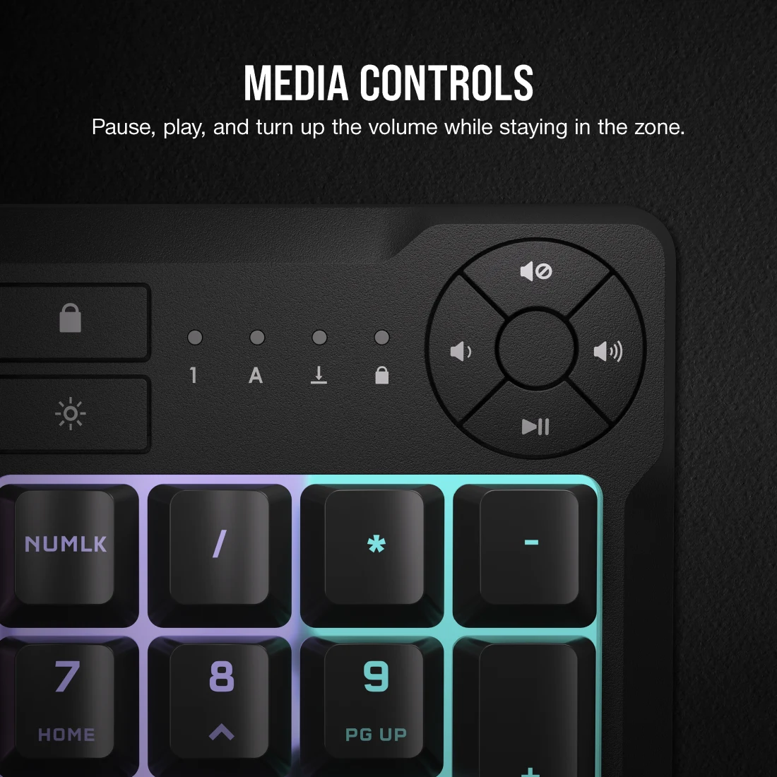 KEYBOARD CORSAIR K55 CORE (คีย์บอร์ด) thumbnail 3