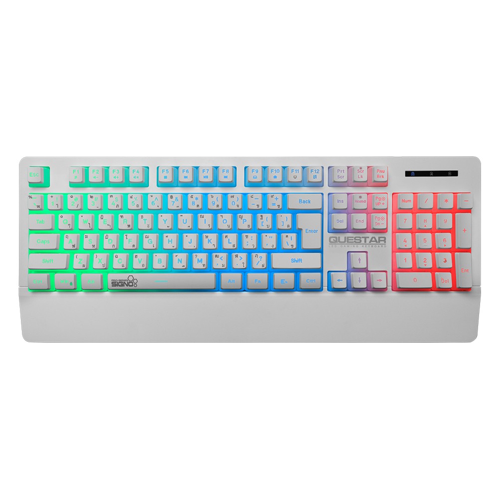 signo KEYBOARD SIGNO KB713 QUESTAR WHITE (คีย์บอร์ด) — product image 1