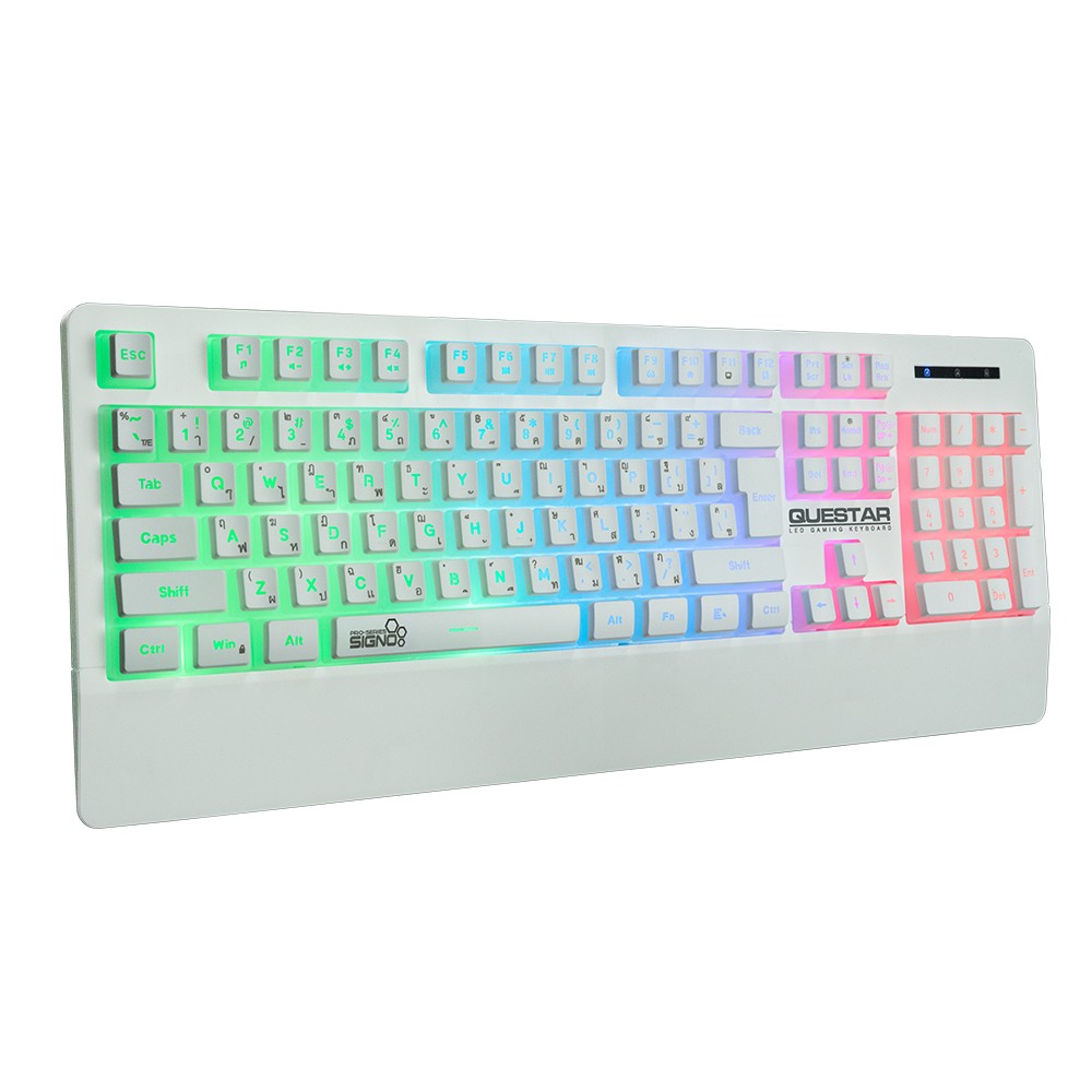 KEYBOARD SIGNO KB713 QUESTAR WHITE (คีย์บอร์ด) thumbnail 2