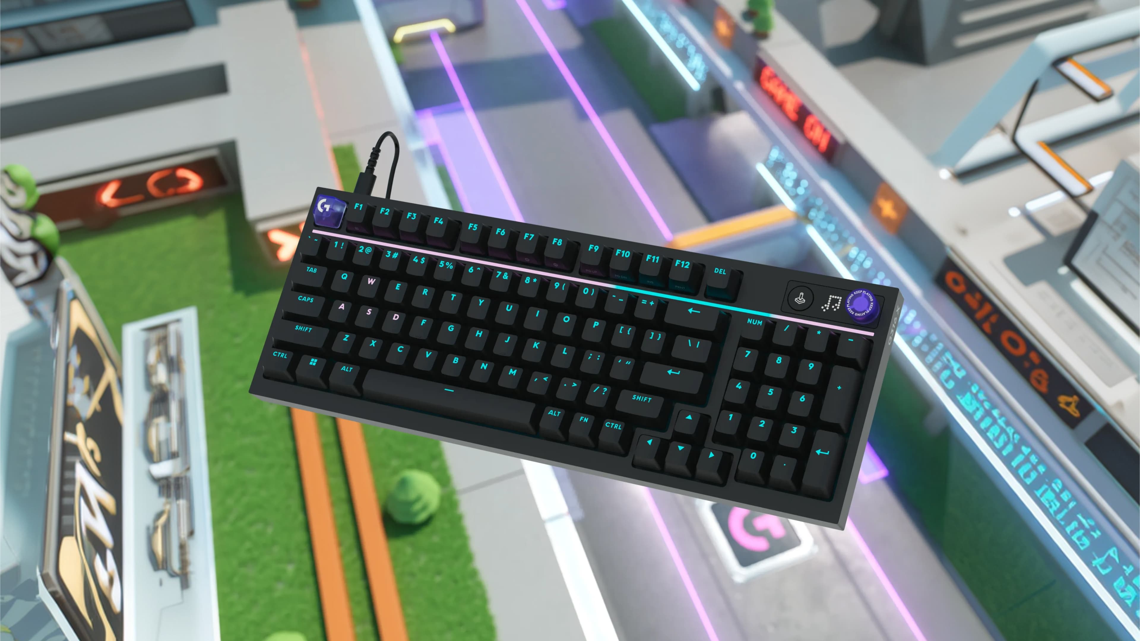 KEYBOARD LOGITECH G316 X 98 BLACK (TACTILE SWITCH คีย์บอร์ด) thumbnail 4