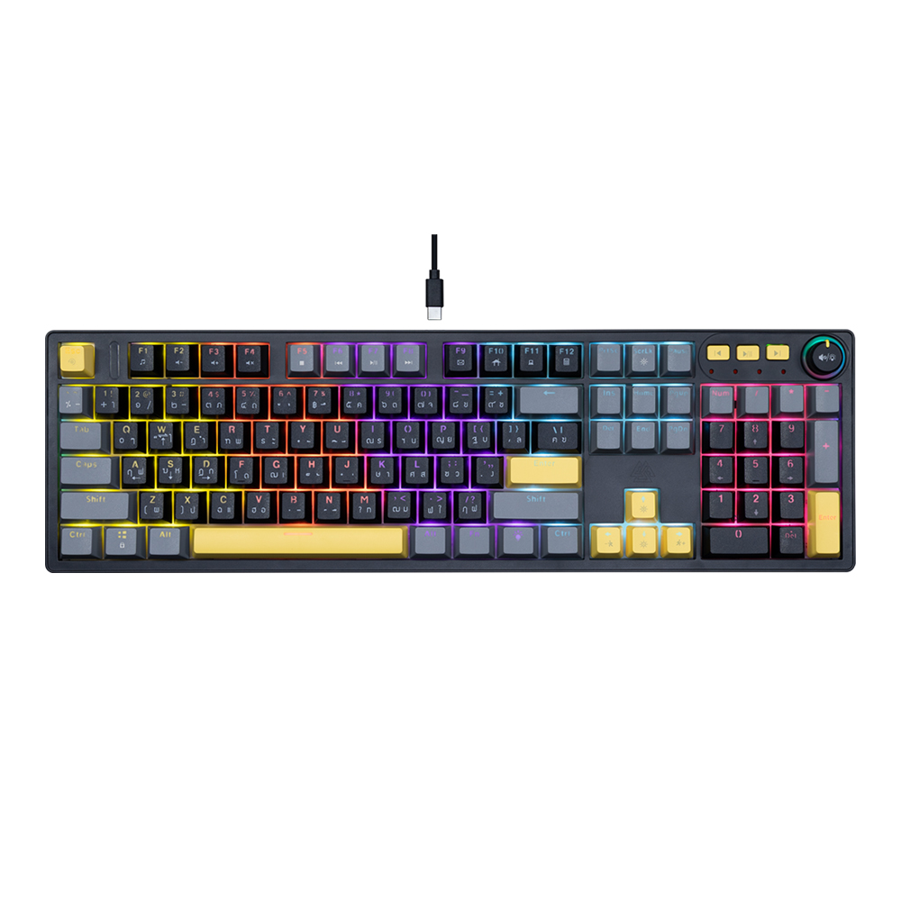 ega KEYBOARD EGA CMK 12 LAYOUT A (RED SWITCH คีย์บอร์ด) — product image 1