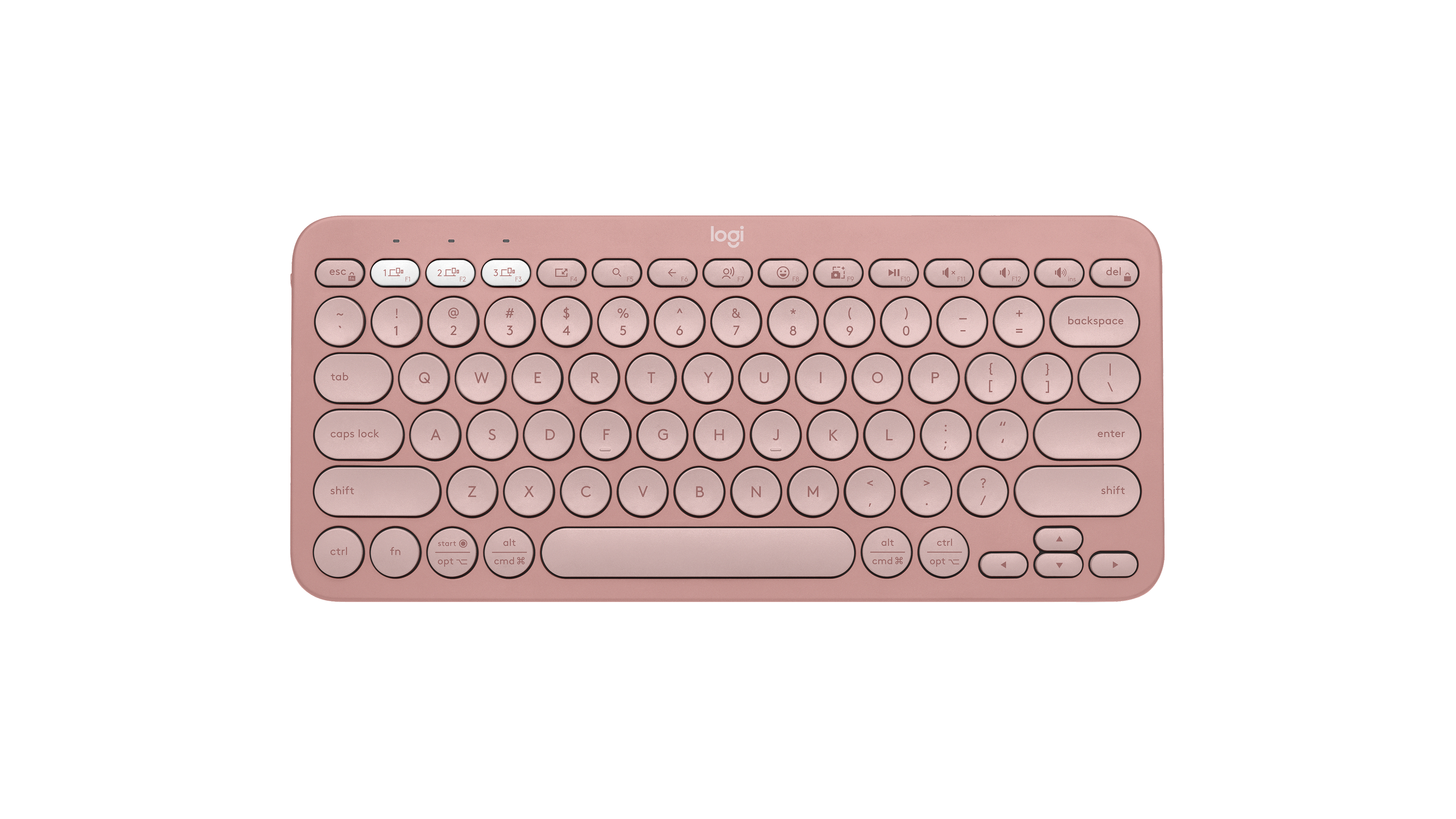 logitech KEYBOARD WIRELESS LOGITECH K380S ROSE (BLUETOOTH) — product image 1
