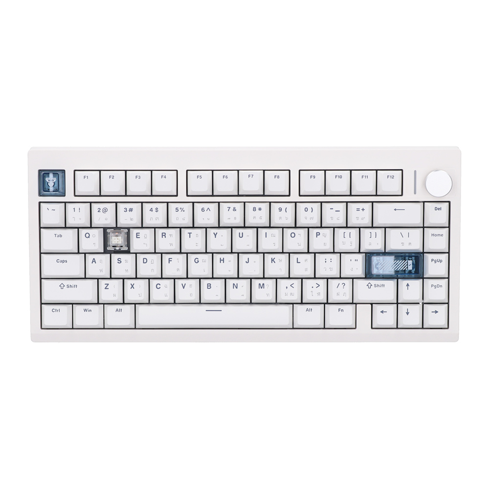 KEYBOARD WIRELESS BLUETOOTH FANTECH MK921 MAXFIT8 WHITE (WHITE SWITCH คีย์บอร์ด) thumbnail 3