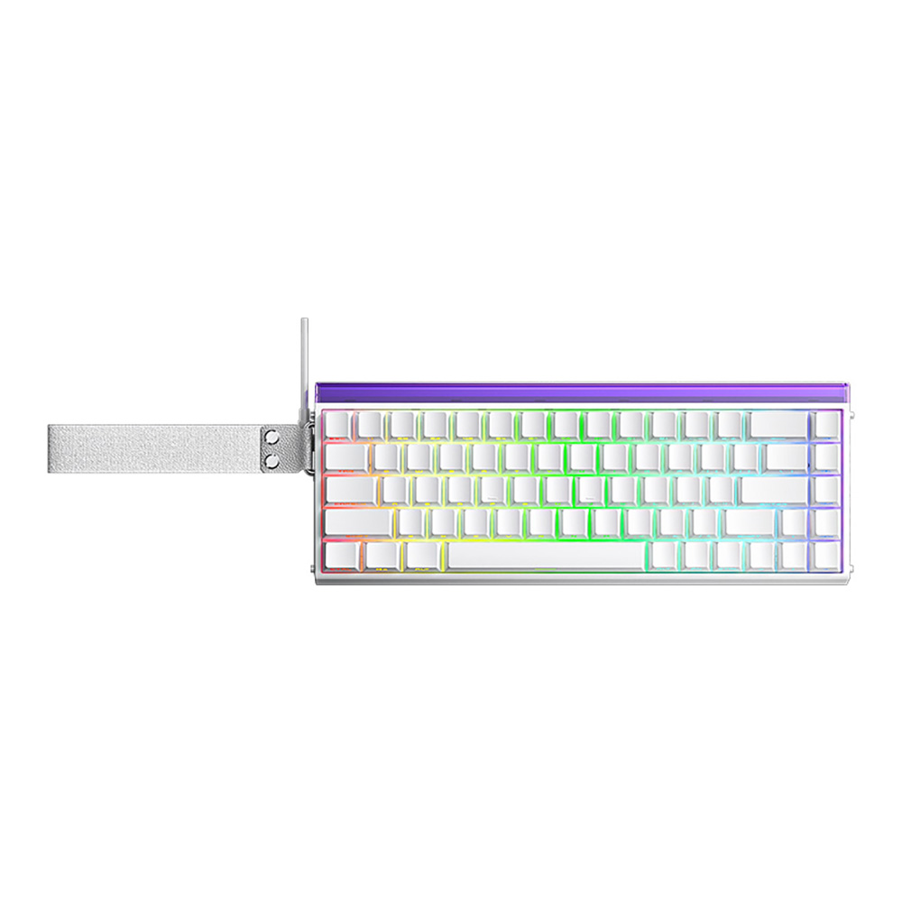 aula KEYBOARD AULA HERO68HE WHITE METEOR (MAGNETIC SWITCH คีย์บอร์ด) — product image 1