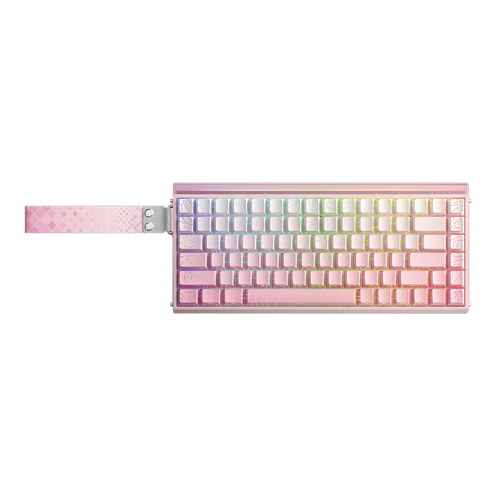 aula KEYBOARD AULA HERO84HE PINK NEPTUNE (MAGNETIC SWITCH คีย์บอร์ด) — product image 1