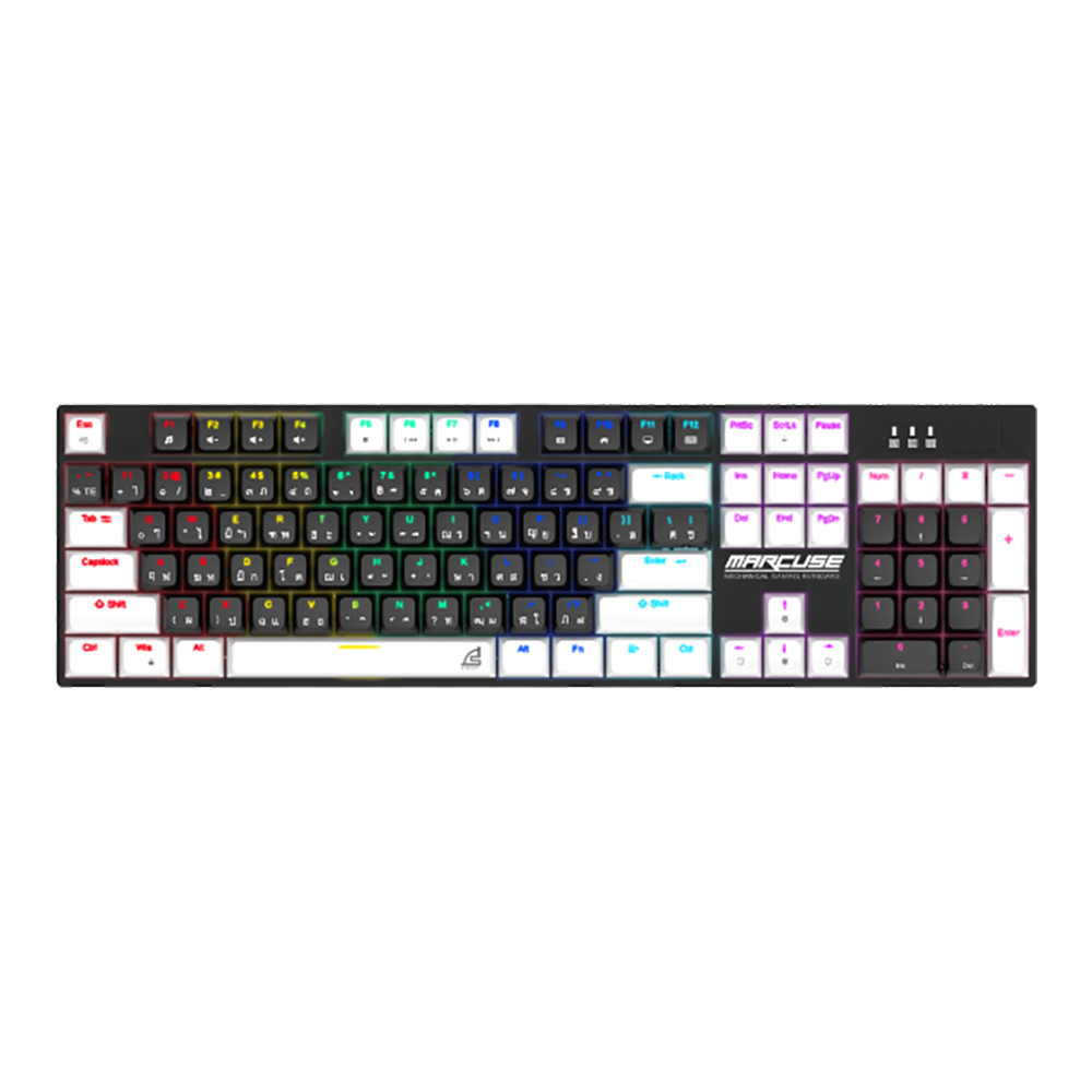 signo KEYBOARD SIGNO KB727 MARCUSE BLACK (RED SWITCH คีย์บอร์ด) — product image 1