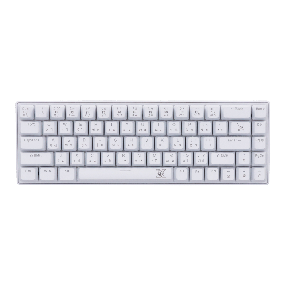 nubwo KEYBOARD NUBWO X68 WHITE (RED SWITCH คีย์บอร์ด) — product image 1