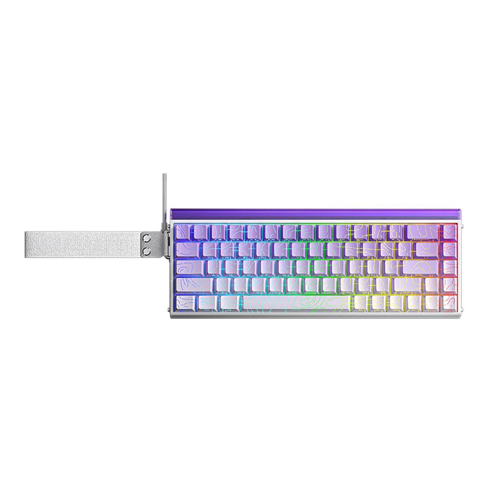 aula KEYBOARD AULA HERO68HE GRADIENT PURPLE NEPTUNE (MAGNETIC SWITCH คีย์บอร์ด) — product image 1