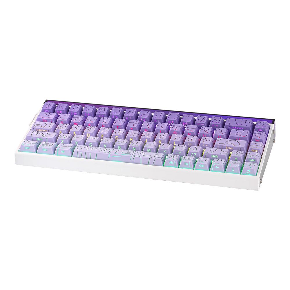 KEYBOARD AULA HERO68HE GRADIENT PURPLE NEPTUNE (MAGNETIC SWITCH คีย์บอร์ด) thumbnail 4