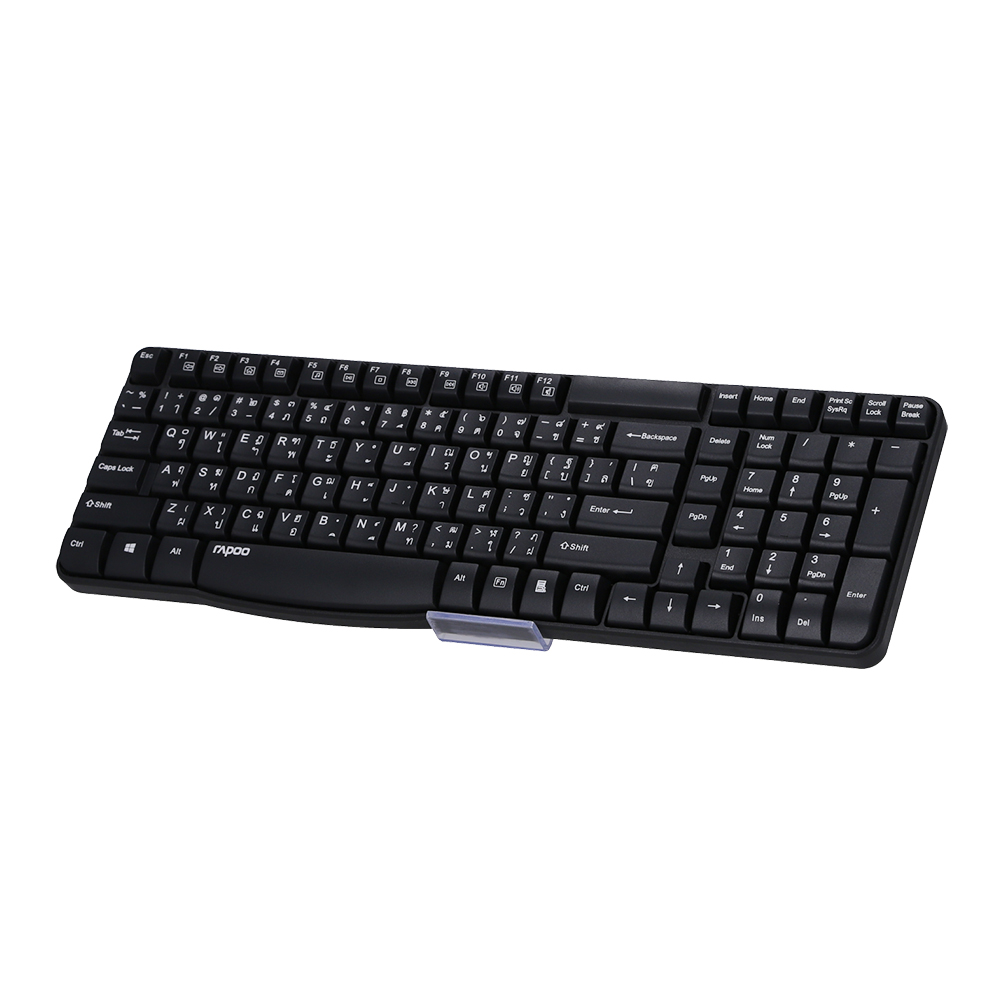 KEYBOARD WIRELESS RAPOO E1050 BLACK thumbnail 3