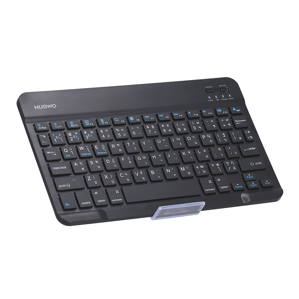 KEYBOARD NUBWO NKB-100 BLACK (BLUETOOTH) thumbnail 2