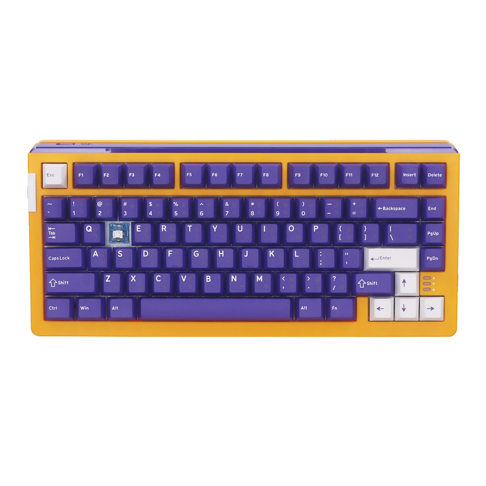 KEYBOARD WIRELESS BLUETOOTH DAREU A81 PRO PURPLE (BLUE SKY V3 SWITCH คีย์บอร์ด) thumbnail 2