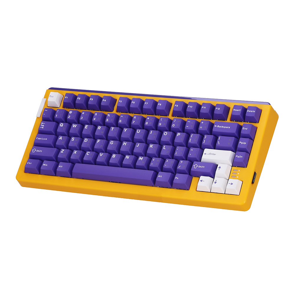 KEYBOARD WIRELESS BLUETOOTH DAREU A81 PRO PURPLE (BLUE SKY V3 SWITCH คีย์บอร์ด) thumbnail 4