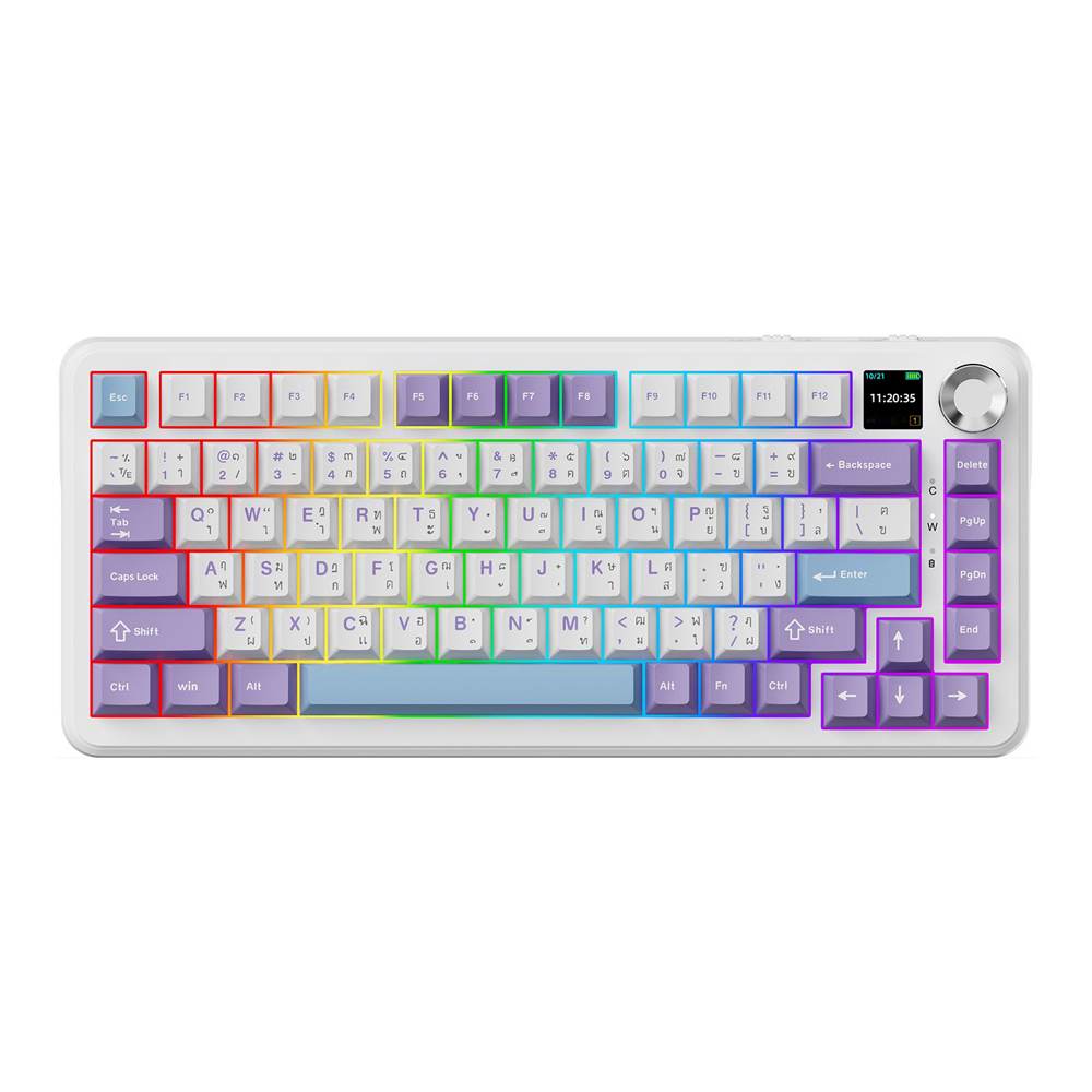 ajazz KEYBOARD WIRELESS BLUETOOTH AJAZZ AK820 MAX MOUNTAIN MIST (MAILA SWITCH คีย์บอร์ด) — product image 1