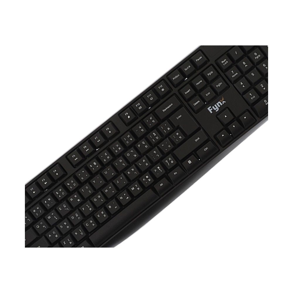 KEYBOARD WIRELESS FYNX FK199 BLACK thumbnail 2