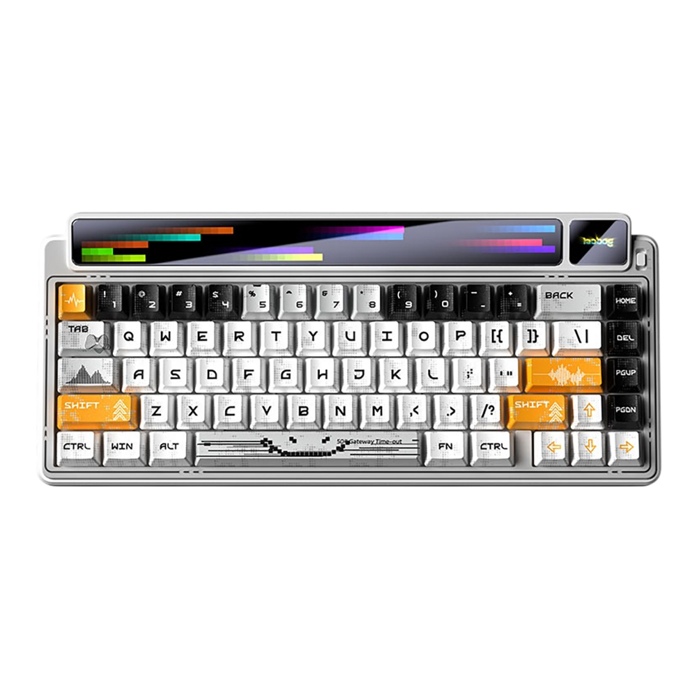 aula KEYBOARD WIRELESS BLUETOOTH AULA AMG65 WHITE /EN (JASPER SWITCH คีย์บอร์ด) — product image 1
