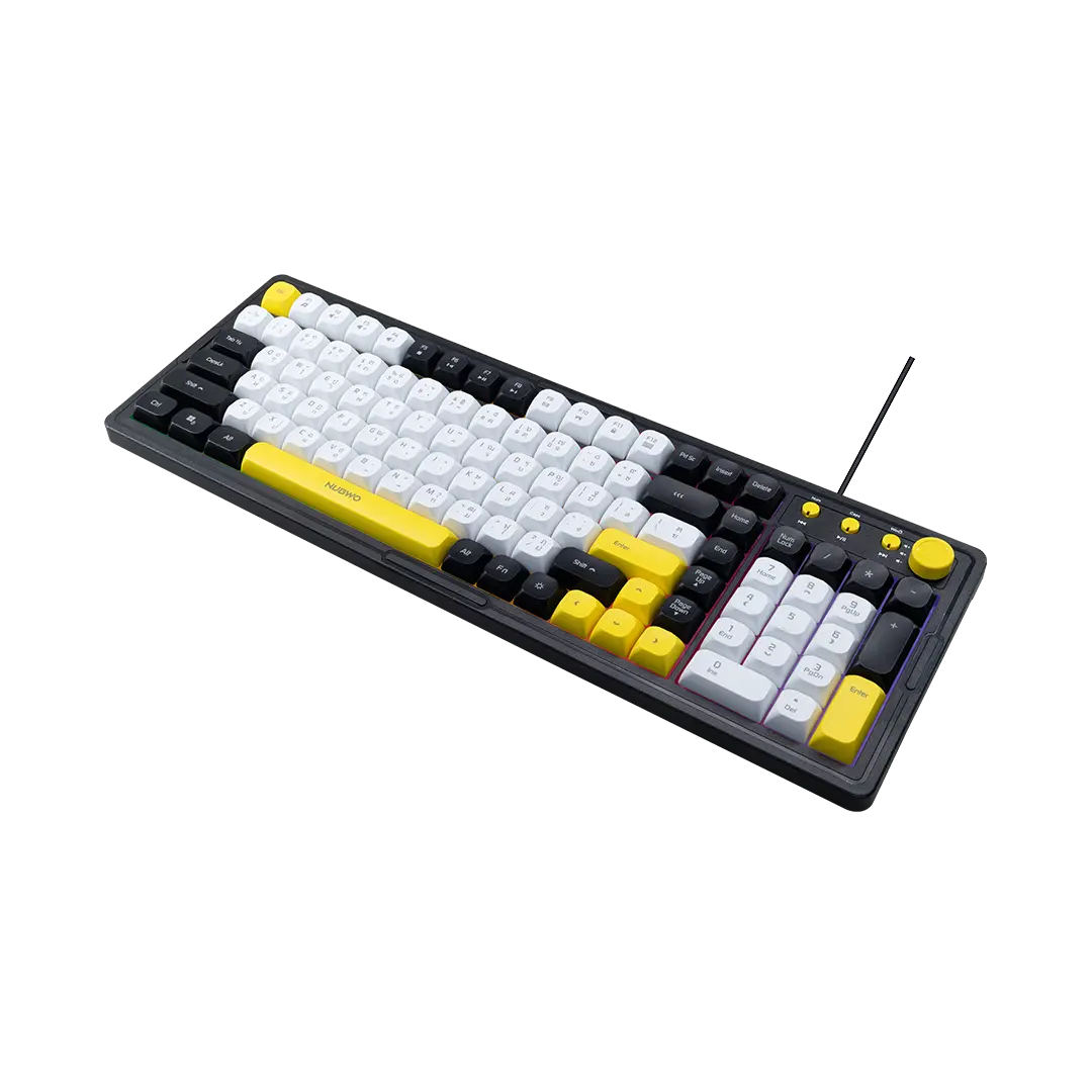 KEYBOARD NUBWO NK52 BLACK YELLOW thumbnail 4