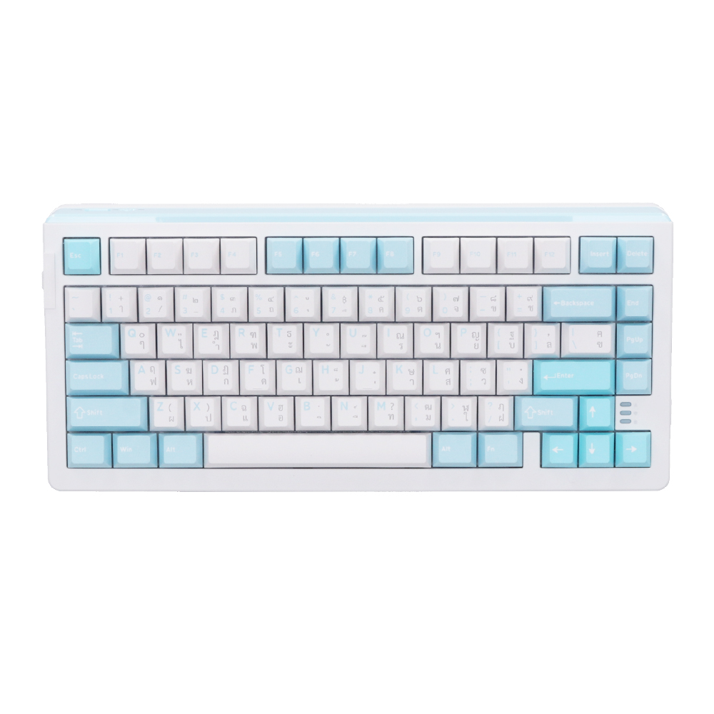 dareu KEYBOARD WIRELESS BLUETOOTH DAREU A81 PRO FROST BLUE (VIOLET GOLD PRO SWITCH คีย์บอร์ด) — product image 1
