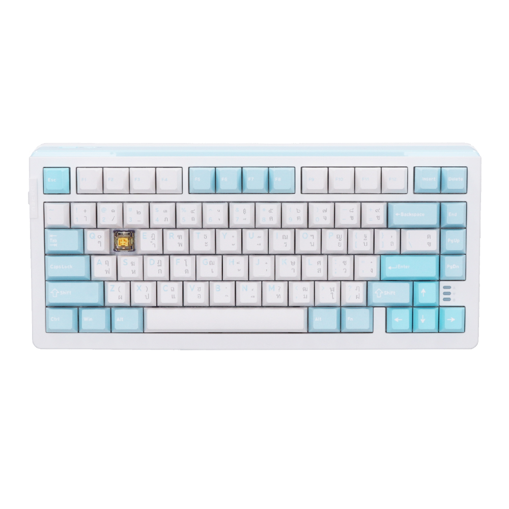 KEYBOARD WIRELESS BLUETOOTH DAREU A81 PRO FROST BLUE (VIOLET GOLD PRO SWITCH คีย์บอร์ด) thumbnail 2