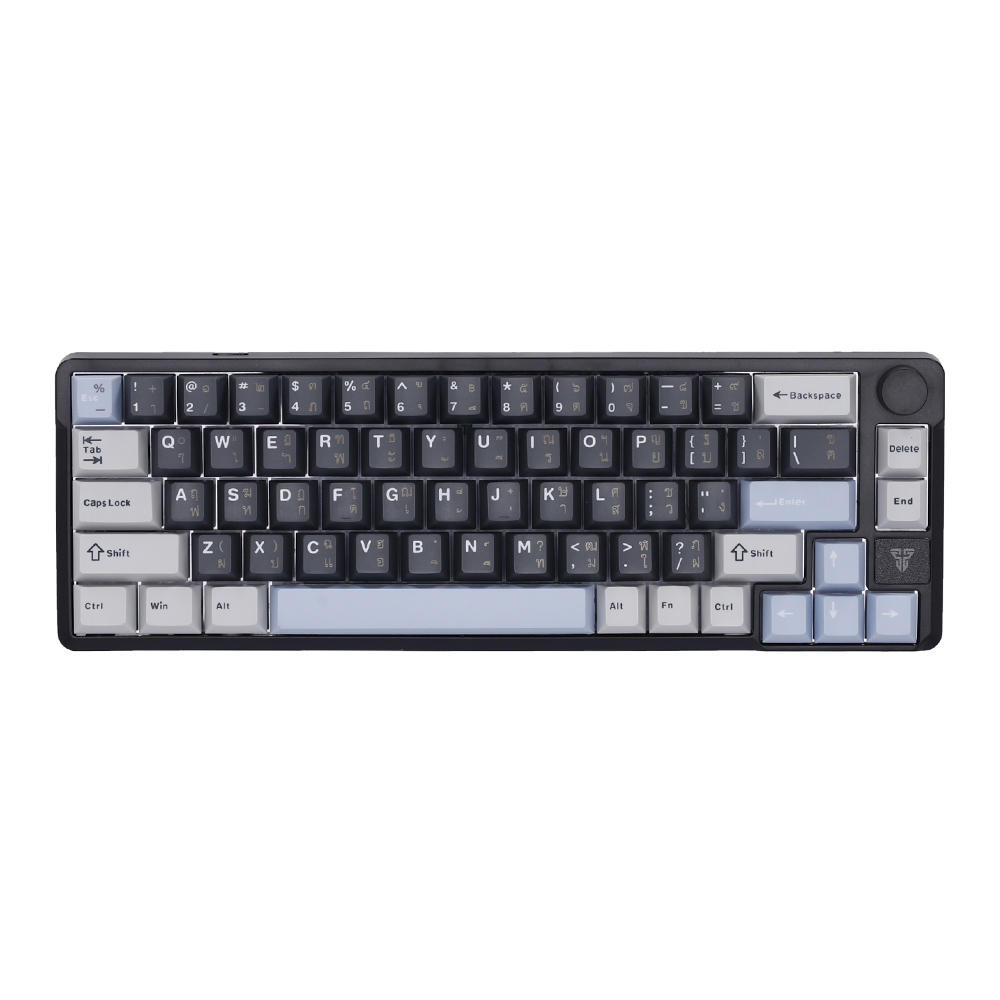 KEYBOARD WIRELESS BLUETOOTH FANTECH MK919 ATOM PRO66 BLACK (BLUE SWITCH คีย์บอร์ด) thumbnail 2