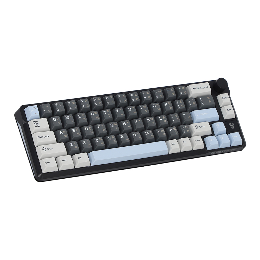KEYBOARD WIRELESS BLUETOOTH FANTECH MK919 ATOM PRO66 BLACK (BLUE SWITCH คีย์บอร์ด) thumbnail 4