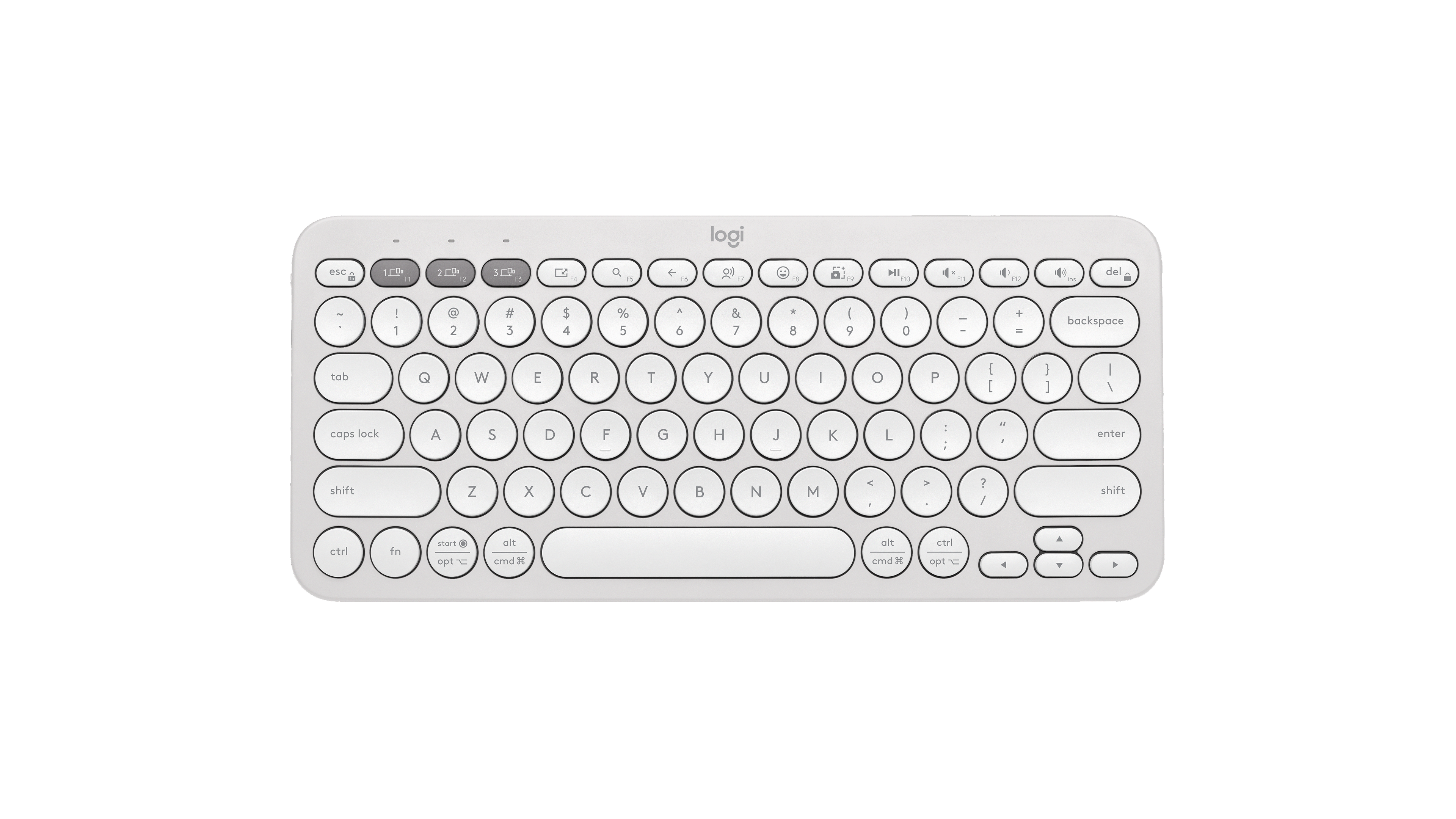 logitech KEYBOARD WIRELESS LOGITECH K380S WHITE (BLUETOOTH) — product image 1
