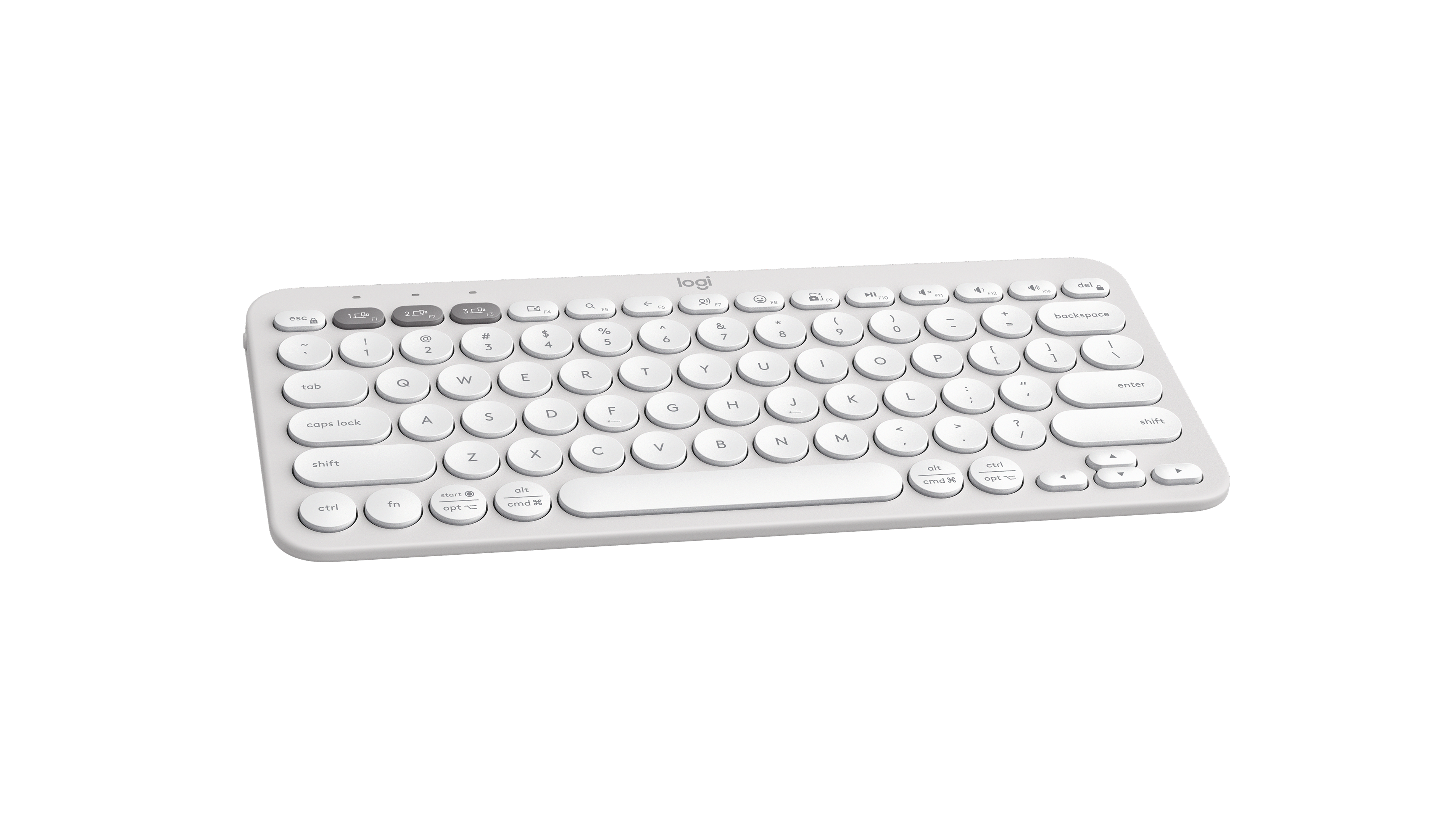 KEYBOARD WIRELESS LOGITECH K380S WHITE (BLUETOOTH) thumbnail 2