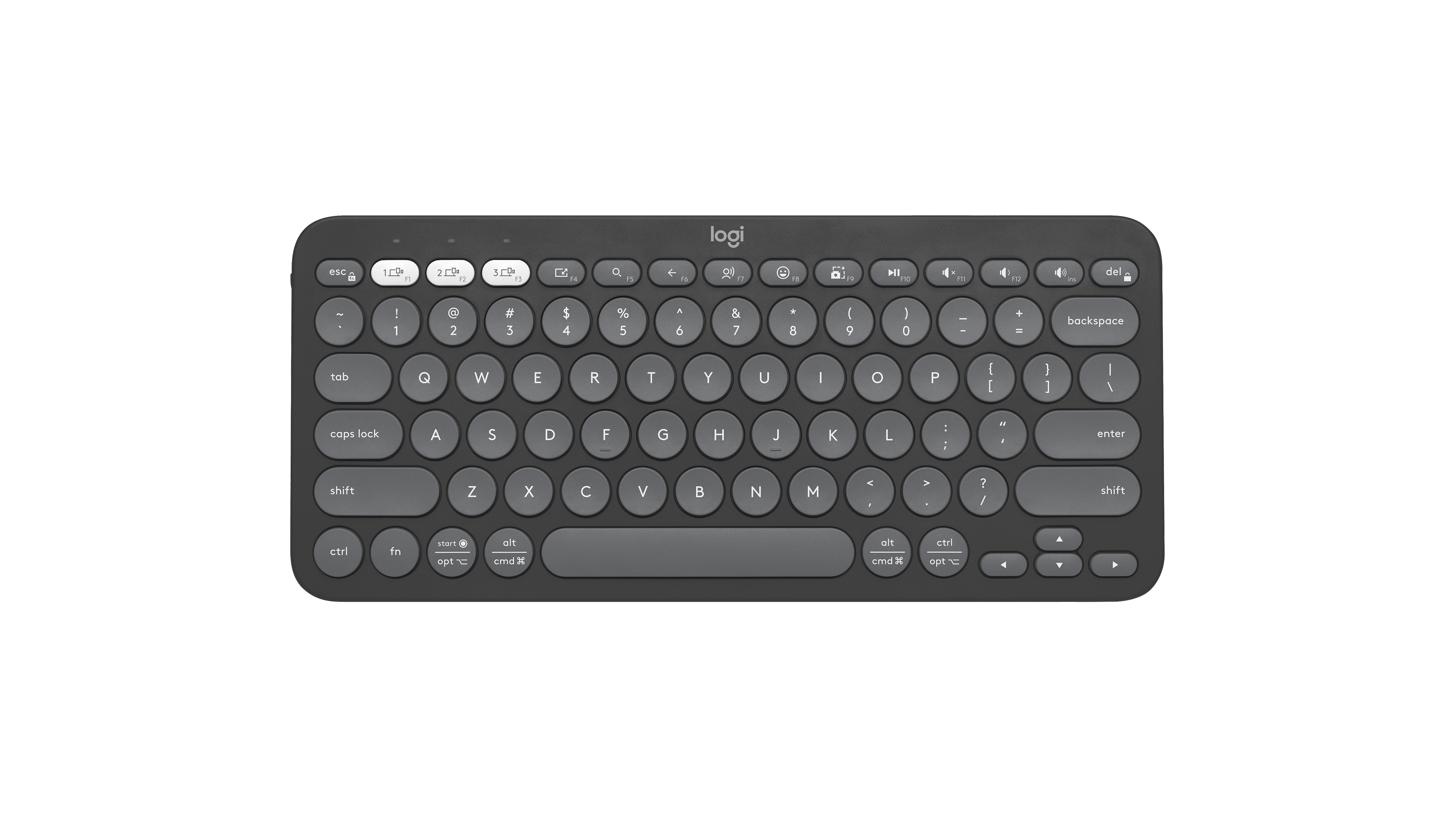 logitech KEYBOARD WIRELESS LOGITECH K380S GRAPHITE (BLUETOOTH) — product image 1