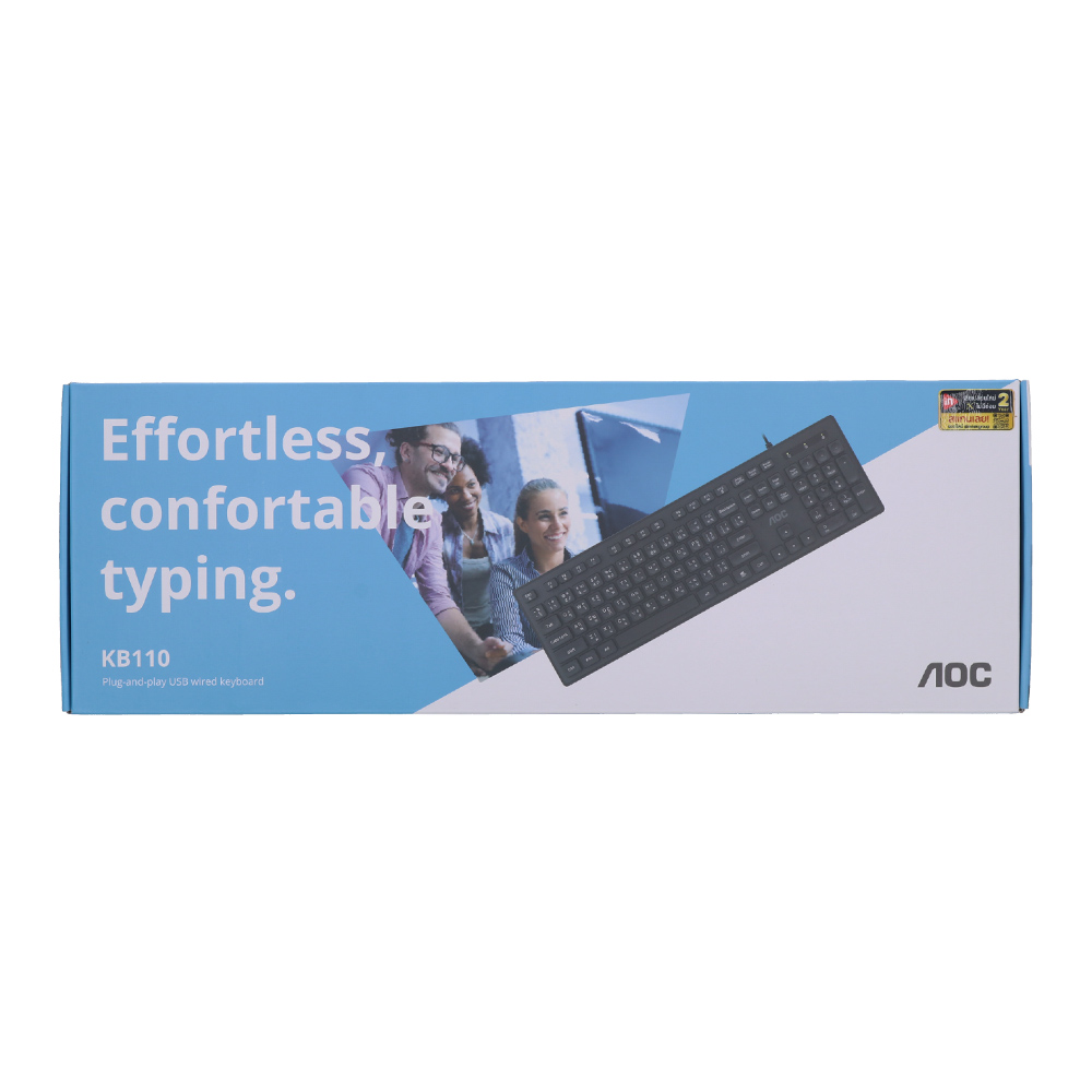KEYBOARD AOC KB110 BLACK thumbnail 5