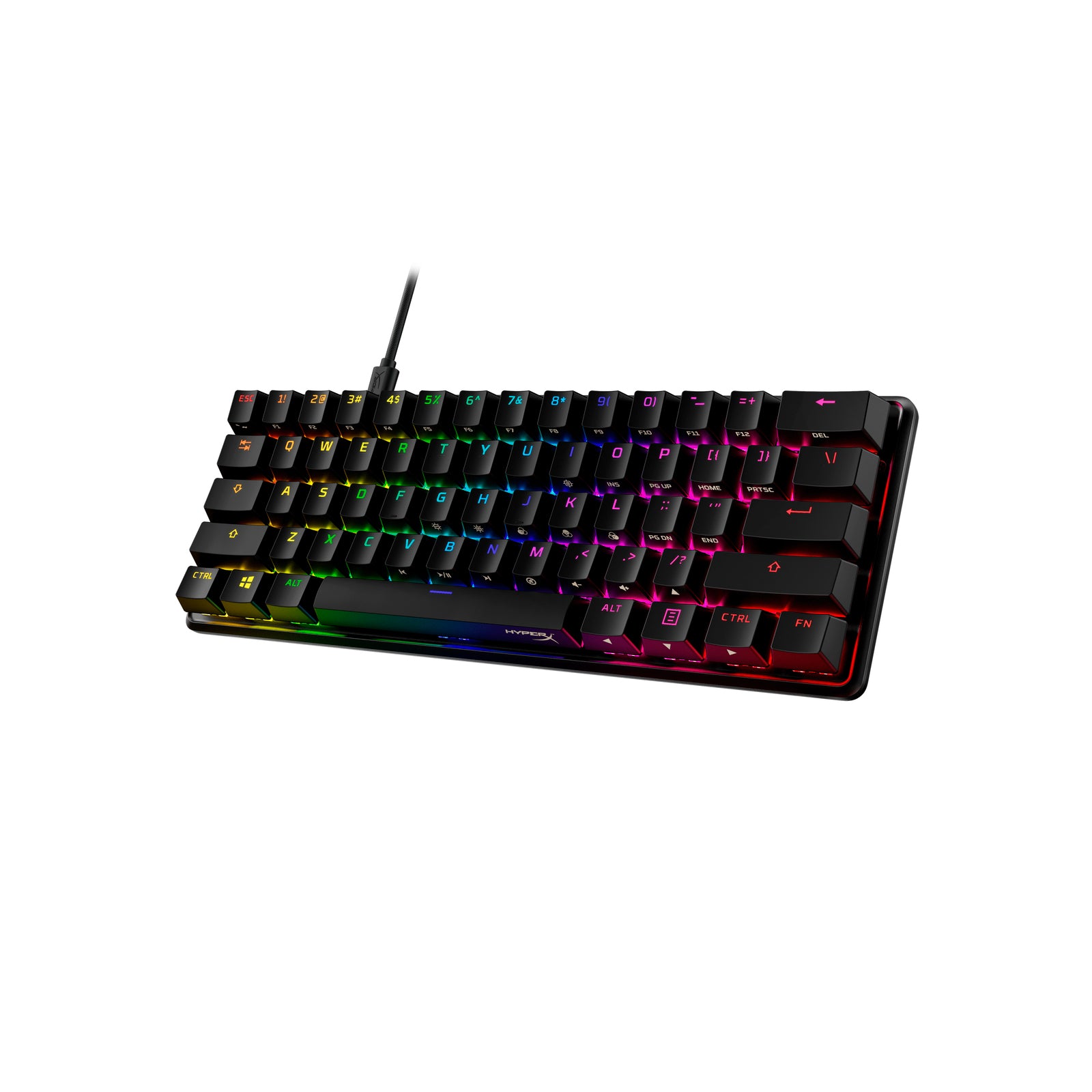 KEYBOARD HYPERX ALLOY ORIGINS 60 /EN (AQUA TACTILE SWITCH คีย์บอร์ด) thumbnail 3