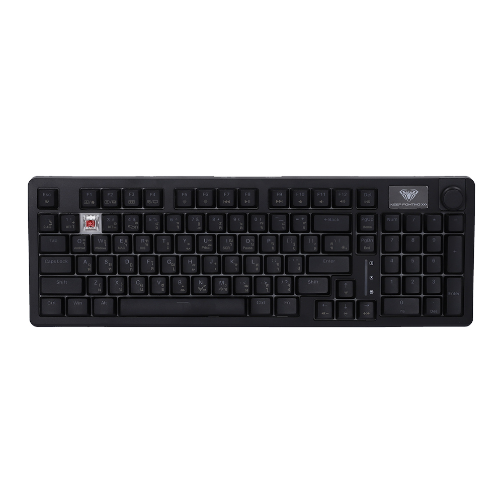 KEYBOARD WIRELESS BLUETOOTH AULA S98 BLACK (RED SWITCH คีย์บอร์ด) thumbnail 2