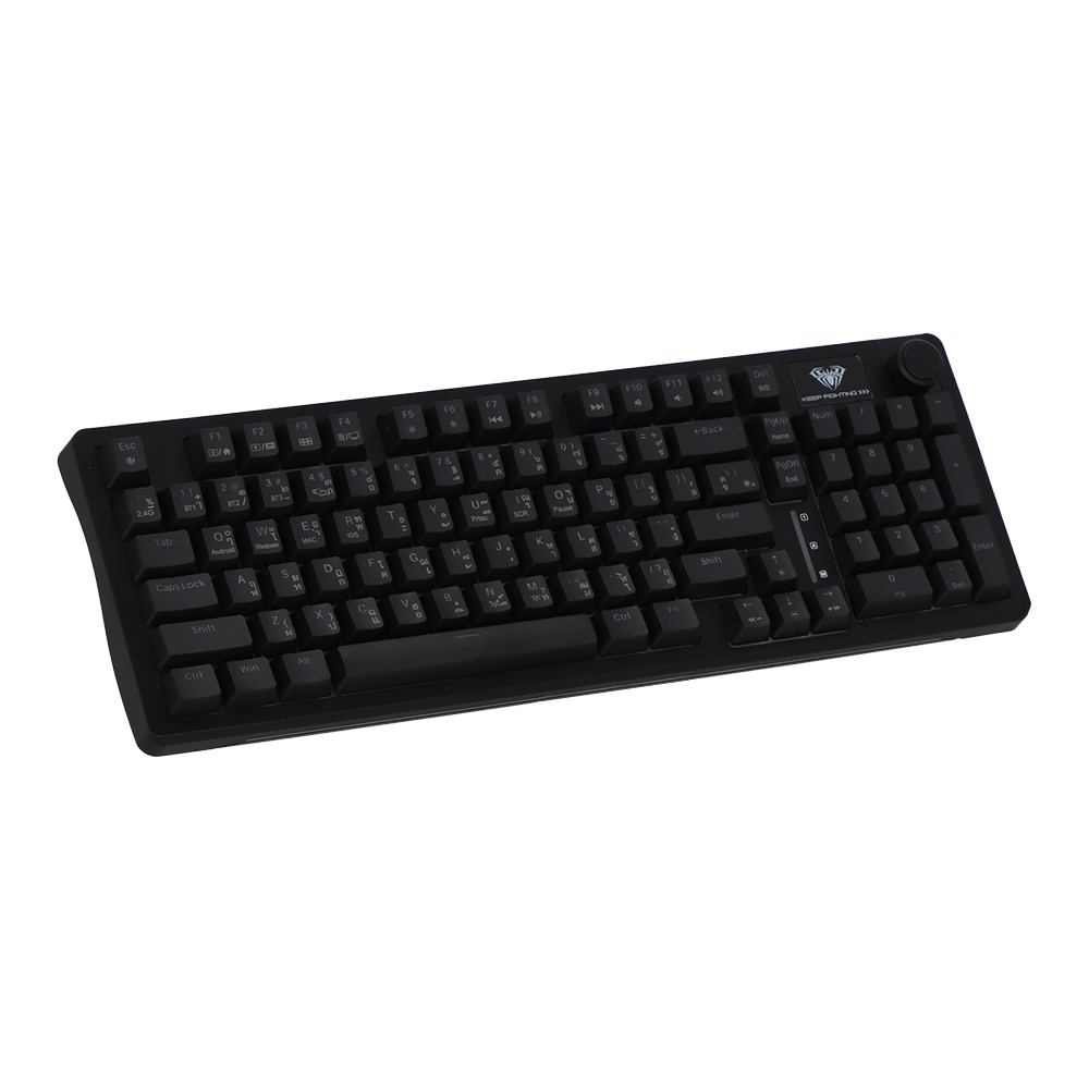 KEYBOARD WIRELESS BLUETOOTH AULA S98 BLACK (RED SWITCH คีย์บอร์ด) thumbnail 3