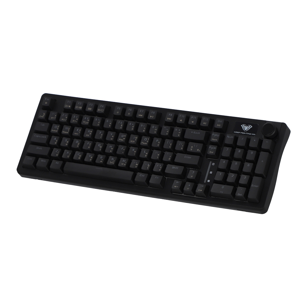 KEYBOARD WIRELESS BLUETOOTH AULA S98 BLACK (RED SWITCH คีย์บอร์ด) thumbnail 4