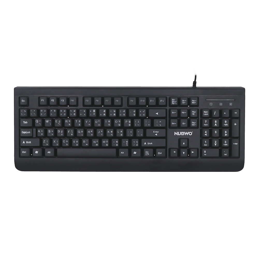 nubwo KEYBOARD NUBWO NK25 AZALIA BLACK — product image 1