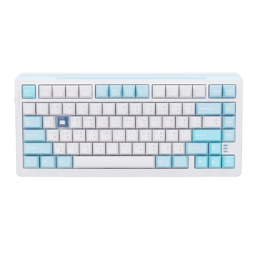 KEYBOARD WIRELESS BLUETOOTH DAREU A81 PRO FROST BLUE (BLUE SKY V3 SWITCH คีย์บอร์ด) thumbnail 2