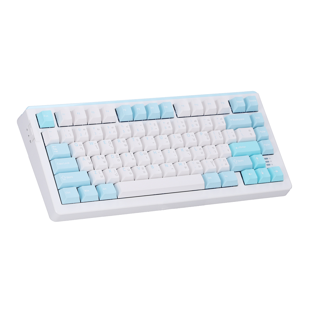KEYBOARD WIRELESS BLUETOOTH DAREU A81 PRO FROST BLUE (BLUE SKY V3 SWITCH คีย์บอร์ด) thumbnail 3