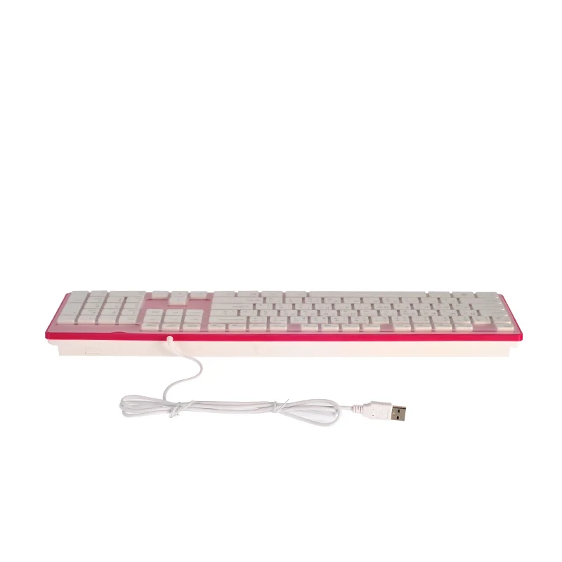 KEYBOARD OKER KB518 RED thumbnail 2