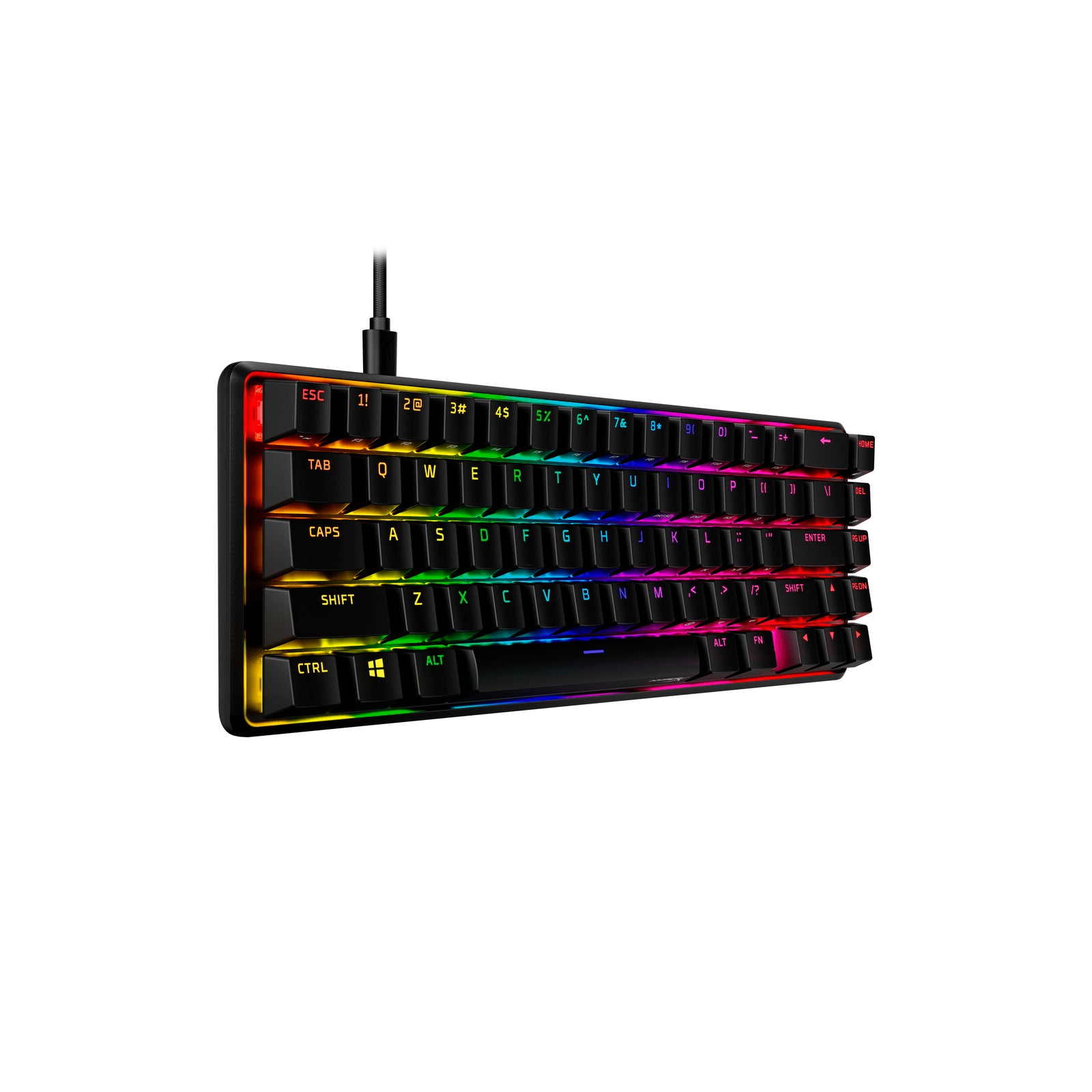 KEYBOARD HYPERX ALLOY ORIGINS 65 /EN (AQUA TACTILE SWITCH คีย์บอร์ด) thumbnail 2