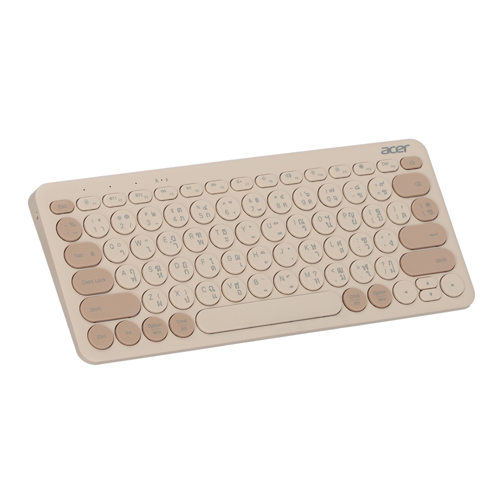 KEYBOARD WIRELESS ACER LV1600 BEIGE BROWN (BLUETOOTH) thumbnail 2