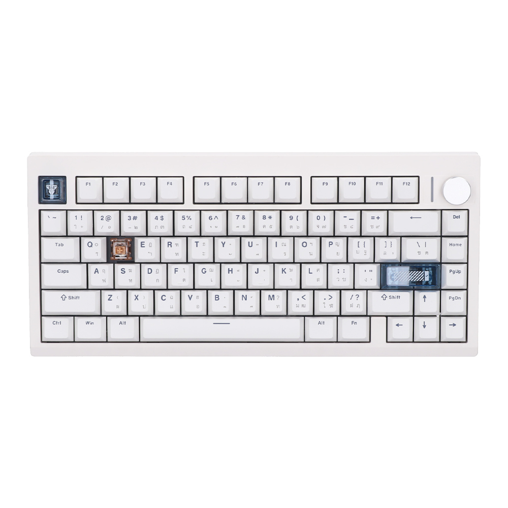 KEYBOARD WIRELESS BLUETOOTH FANTECH MK921 MAXFIT8 WHITE (BROWN SWITCH คีย์บอร์ด) thumbnail 3